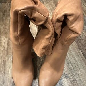 ECCO Tan Leather Women's knee high Boots